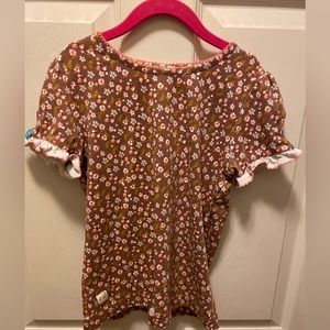Girls Wildflowers top, size 10